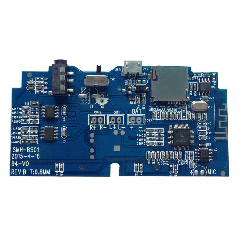 2 Layers PCBA  PCB Circuit Board FR4 Material GPS GSM Tracker Digital SIM Card