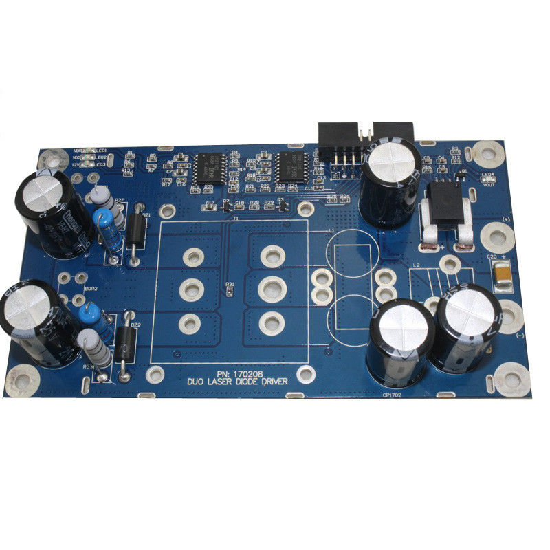 Blue Pcba Circuit Board Assembly Services , Oem Circuit Boards 1-20 Layers